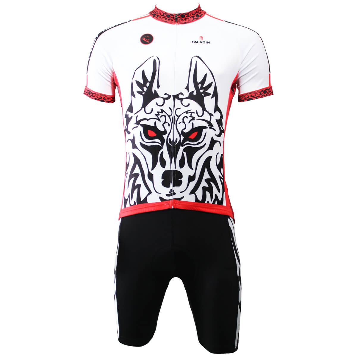 3D Wolf Warriors Cycling Jerseys 100% Polyester bike suits