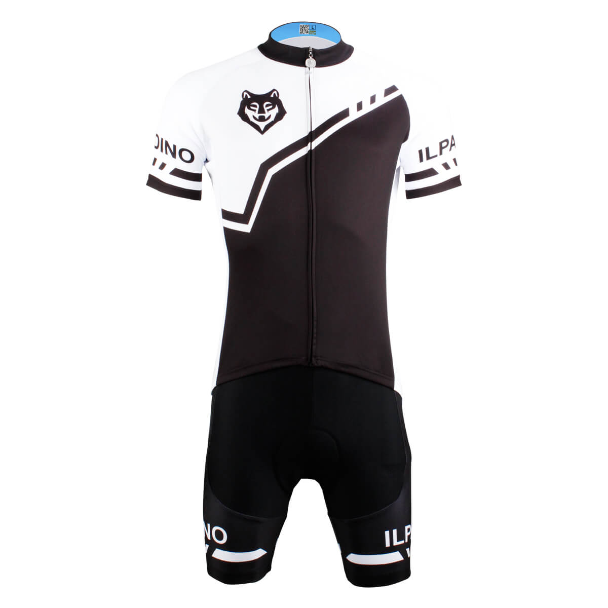 Mens Wolf Head Cycling Suits With Jersey and Padded Shorts | Chogory