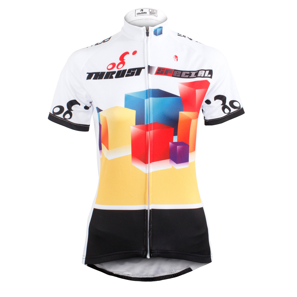 Download Original Design Muticolor 3D Cubes Cycling Jerseys for Girls | Chogory