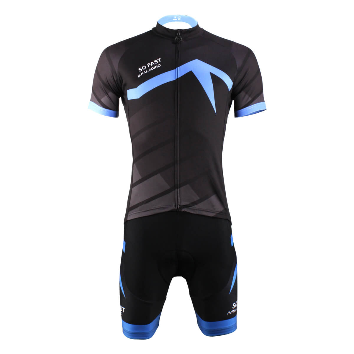 Short Sleeve So Fast Bike Suits For Men's With Jersey and Bib Padded ...