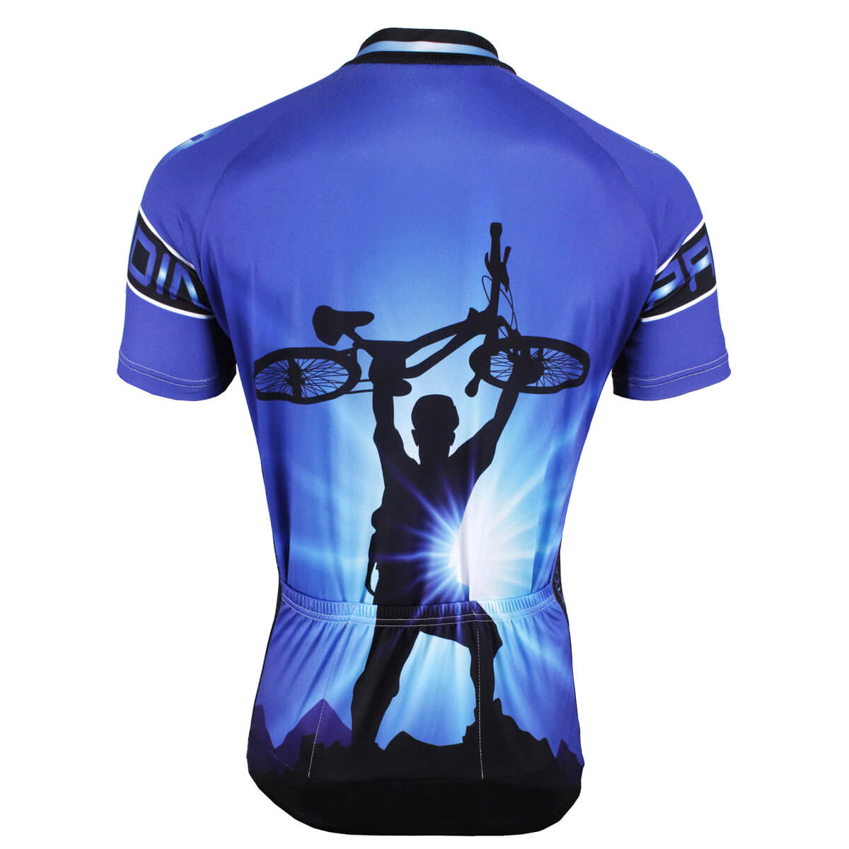 The Peakedness Design Bike Jerseys Blue plus size xxxl mens jersey