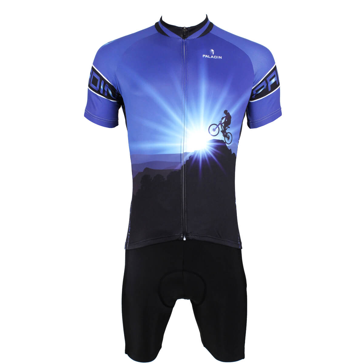 The Peakedness Design Cycling Suits Blue mens MTB Bike Jersey