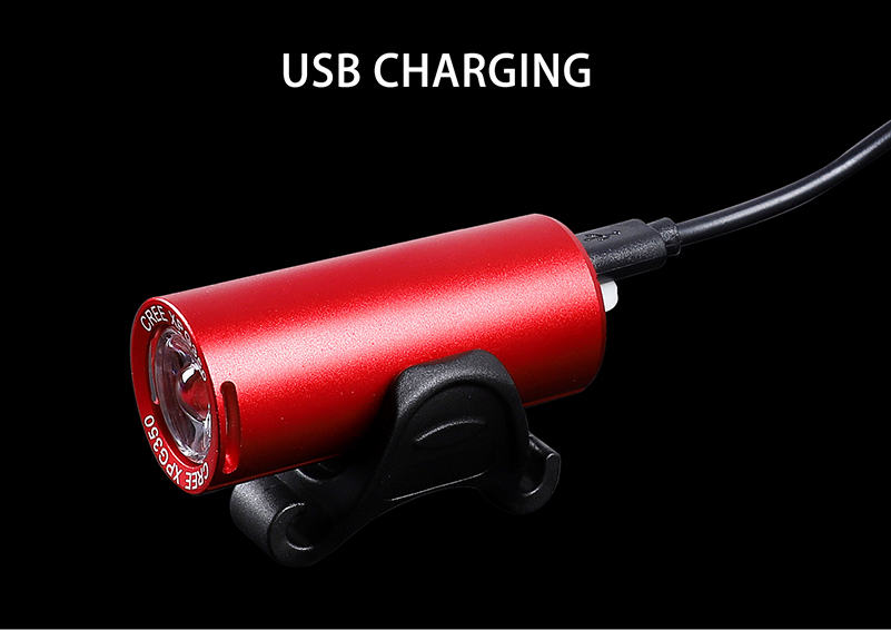 Mini Front Rechargeable Cycling Light Road MTB Bike Safety Light