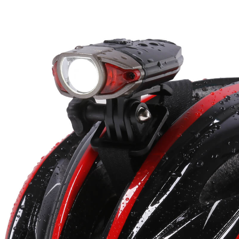 Rechargeable Waterproof IP45 Bicycle Handlebar Light CREE Led Front Bike Helmet Light