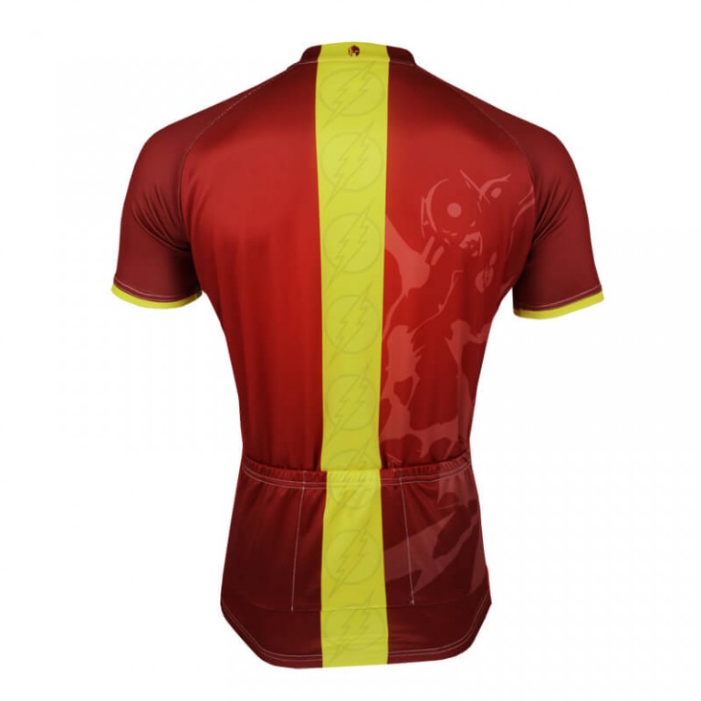 Cool Red The Flash Man Cycling Jersey For Men's | Chogory