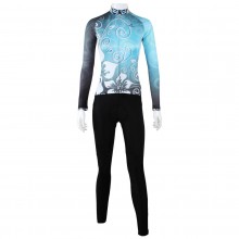 Women Blooming Flowers Design Cycling Suits With Padded Pants and Jerseys