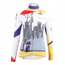 Cartoon Fashion Cat Multicolord Cycling Jersey For Woman