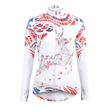 Unique Design 3D Colorful Beer Long Sleeve Cycling Jerseys For Girls