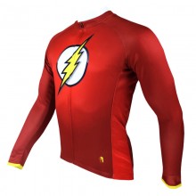 Long Sleeve The Flash Mens Cycling Jerseys