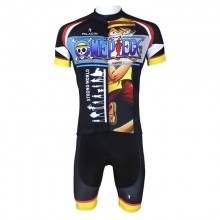 One Piece Luffy Cycling Suits For Mens With Jersey and Padded Shorts
