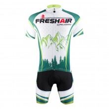 Men's Forest Cycling Suits With Jersey and BiB Padded Shorts