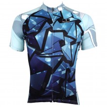 Cool Blue Glass design bike jerseys for summer