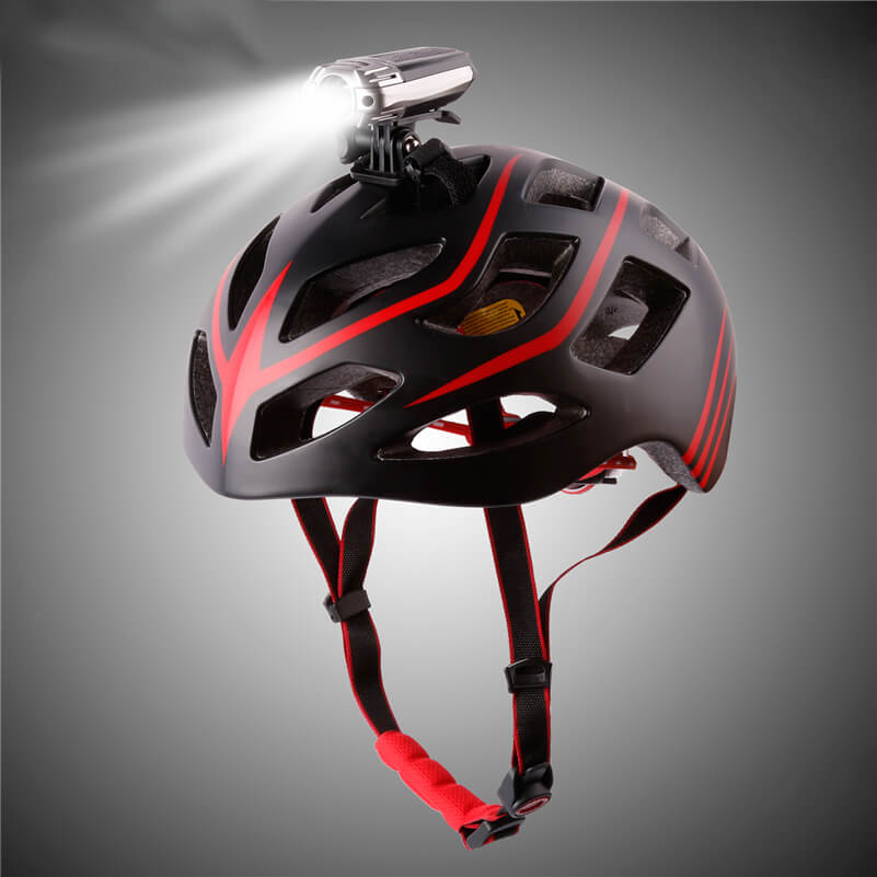 USB Rechargeable Bicycle Helmet Light  CREE LED Front Bike Light